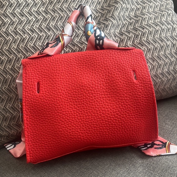 Mini Square Bag Red Flap with Twilley - Picture 7 of 7